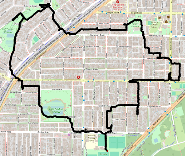 Run 2922- Botak and Crayfish in Rosalie Park